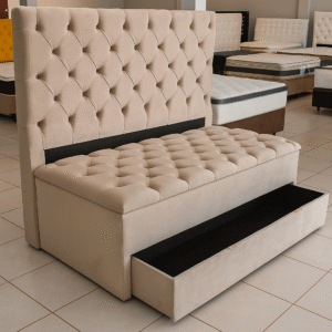 Cabeceira com Recamier – Estilo, Conforto e Durabilidade para seu Quarto