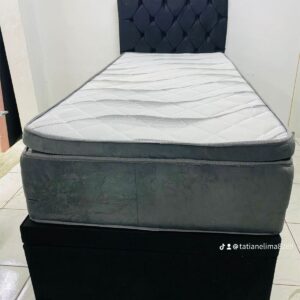 Colchão de Solteiro molas ensacadas 34cm com pillow top